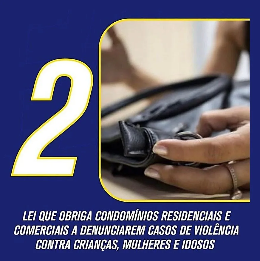 Lei que obriga condomínios residenciais e comerciais a denunciarem casos de violência contra crianças, mulheres e idosos